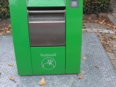 ondergrondse container voor huisvuil met eID